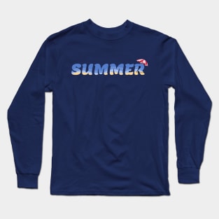 Summer Beach Long Sleeve T-Shirt